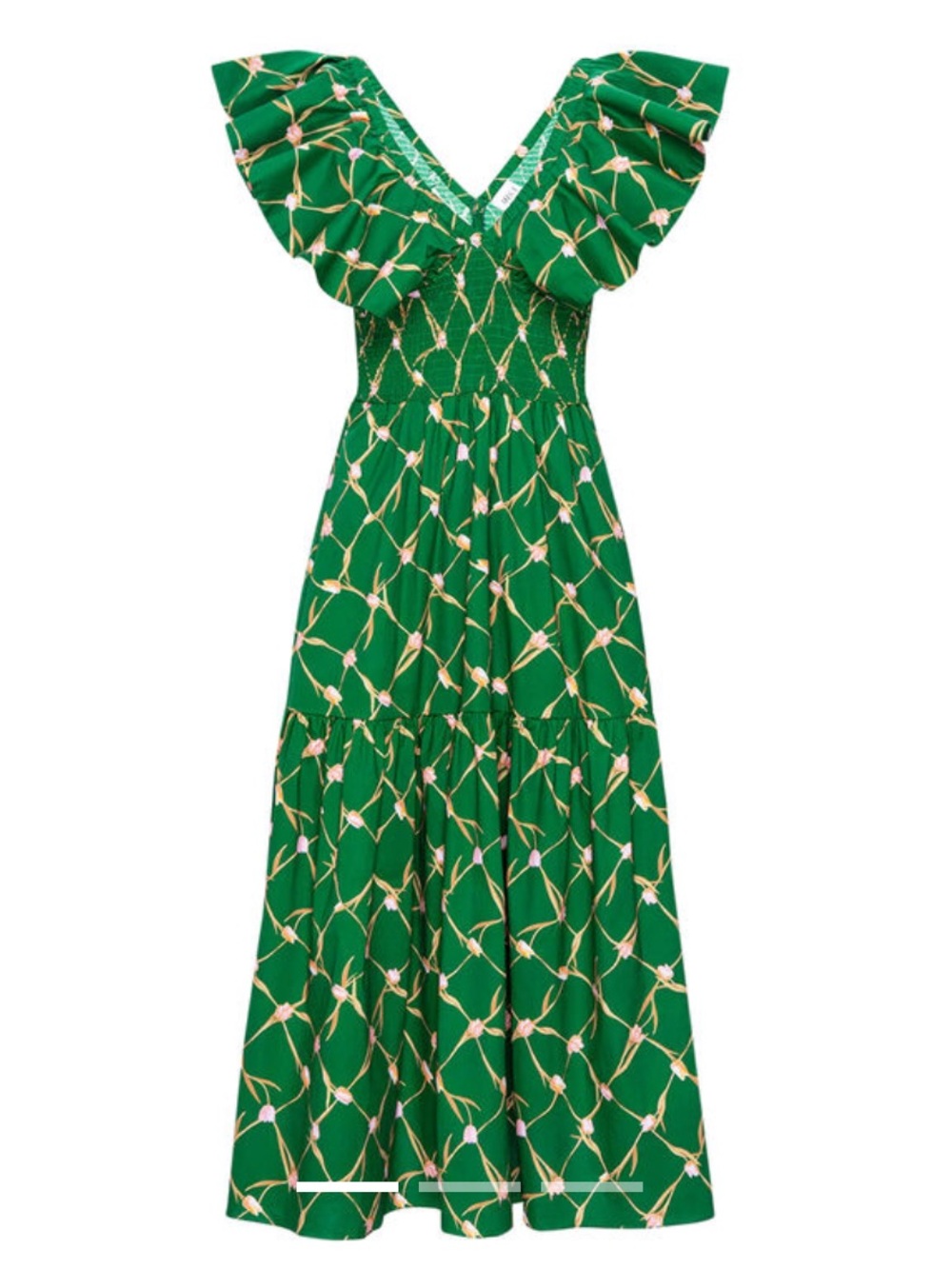 NWT Misa Leona Dress in Tulip Lattice, Size M